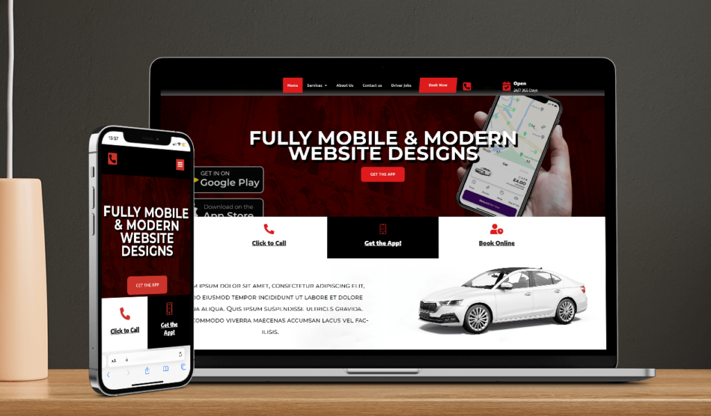 Modern mobile responsive web design showcase your firm with the biggest impact you can make to your digital marketing strategy- A professionally made websites from taxisolutions